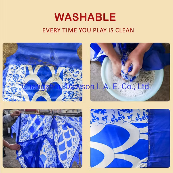 Шелковые струящиеся пои 3D Blue Dragon, стример с летающей спиральной лентой для тренировок